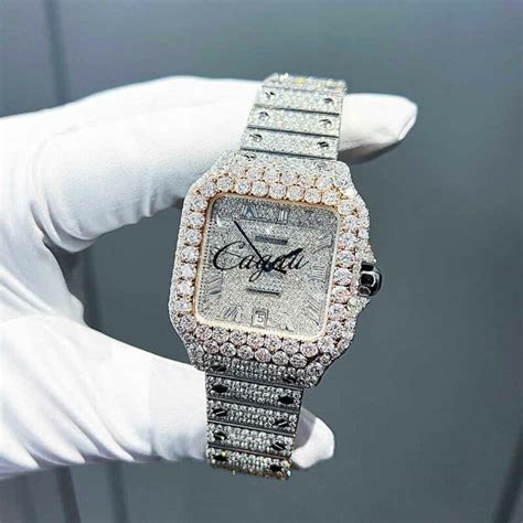 vvs cartier|cartier santos diamond bezel.